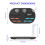 For  2 Multi-Function Dock NS2 Controller Charging Stand with RGB Lighting Cooling Charging Storage Black 6