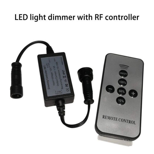 DC5-24V 15W Wireless Single Color Dimmer RF Remote Controller for Waterproof LED Underground Step Deck Light