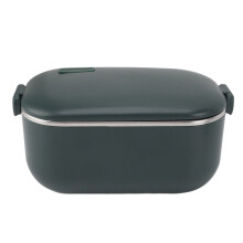Elektrische Lunchbox 1L, 48W Edelstahl, tragbar, auslaufsicher