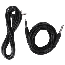 Musical Instrument Cable Set Strong Transmission With Minimal Signal Loss Flexible And Lightweight Design Easy Setup For Electric Guitar And Bass