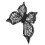 5Pcs Black Silicone Eye Line Stencil Butterfly Eyeliner Makeup Tool 2