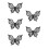 5Pcs Black Silicone Eye Line Stencil Butterfly Eyeliner Makeup Tool 9