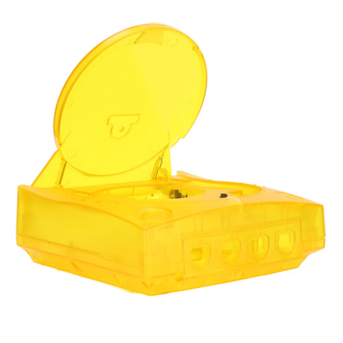 Compact Lightweight Replacement Shell for Sega Dreamcast Dc Console, Transparent Retro High Quality Material Shock Absorbing Translucent Plastic 2