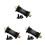 3Pcs Alloy Black Ceramic Central for Bike Folding Mountain Use 6