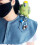 Protector de hombro Denim Bird 49x31cm 8