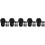25Pcs Comfortable Silicone Earbuds Replacement Accessories Black 10