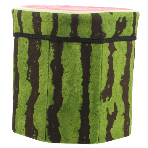 2Pièces Siège Rangement Fruit Vert Pour Salon Chambre Enfant 2