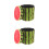2Pièces Siège Rangement Fruit Vert Pour Salon Chambre Enfant 9
