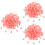 300Pièces Stops Rose Polyvalents Pour Couture DIY 6
