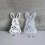 Easter silicone bunny mold for candles chocolate candy 8