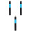 3St Billiard Extension Handle Universele Pool Cue Extender Multi Kleur 2