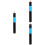 3St Billiard Extension Handle Universele Pool Cue Extender Multi Kleur 5