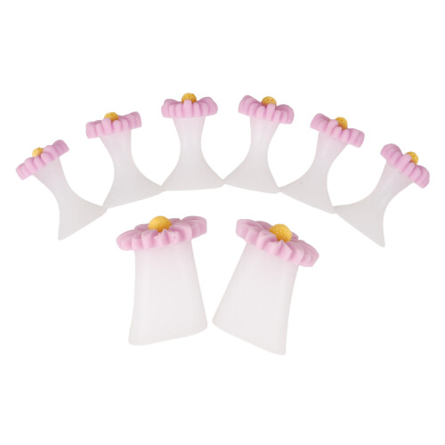 4Pcs Purple Silicone Nail Art Toe Separators Comfortable Toe Spacers 2