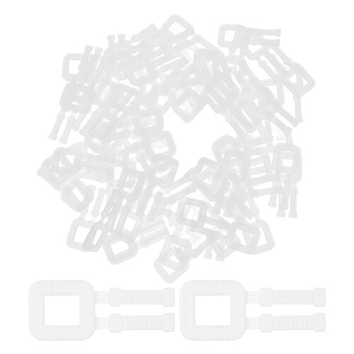 200Pcs Compact Plastic Box Handles for Shipping and Moving Boxes 1