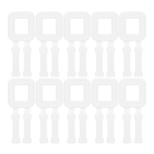 200Pcs Compact Plastic Box Handles for Shipping and Moving Boxes 2