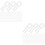 200Pcs Compact Plastic Box Handles for Shipping and Moving Boxes 7