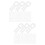 200Pcs Compact Plastic Box Handles for Shipping and Moving Boxes 8