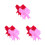 12Pcs Romantic Bowknot Tableware Holders Fabric Heart Design 4