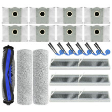 Pièces de Rechange pour Aspirateur pour Deebot X9 Pro Omni/X9 Pro, Brosse, Filtre HEPA, Chiffon, Sac à Poussière