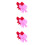 12Pcs Romantic Bowknot Tableware Holders Fabric Heart Design 5