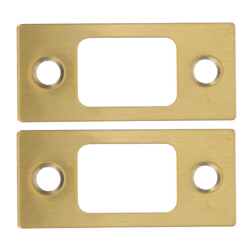 8Pcs Golden Backplate for Deadbolt Door Locks with Smooth Operation 2