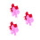 12Pcs Romantic Bowknot Tableware Holders Fabric Heart Design 8