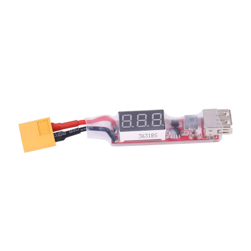 Μετατροπέας φόρτισης USB, προσαρμογέας μπαταρίας λιθίου με ψηφιακή ένδειξη τάσης 1