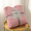Κουβέρτα Fleece με χνουδωτή υφή 40x60", μαλακή, πλένεται στο πλυντήριο, ελαφριά, 2