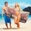 Toalha de praia sem areia para mulheres e homens, 76 x 152 cm (30 x 60 polegadas). 6
