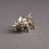 Messing Tyrefigur Bronze 3,65x2x2cm (2 stk.) 4