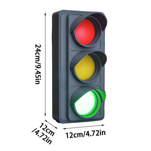USB-Powered Do Not Disturb Traffic Light Indicator for Desk/Wall – Compatible with Home, Study, Work & Streaming 2
