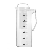 Large Water Pitcher 2.2L,Ideal for Fridge,Suitable for Hot and Cold Drinks, Perfect for Ice Tea,Juice and Beverages