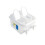 5L waterkoker met dubbele kraan, PP, wit 2