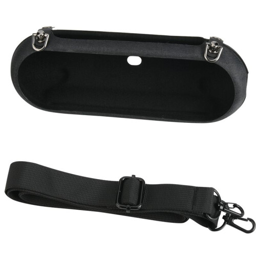 For  Pill 2024 Speaker EVA Zipper Storage Hard Case Audio Shoulder Strap Messenger Bag Black 1