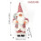Christmas Tabletop Decorations Santa Claus Pink 3