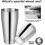 Σετ 6 τεμαχίων Boston Shaker από ανοξείδωτο ατσάλι (18oz & 28oz), συμβατό με όλα τα εργαλεία 4