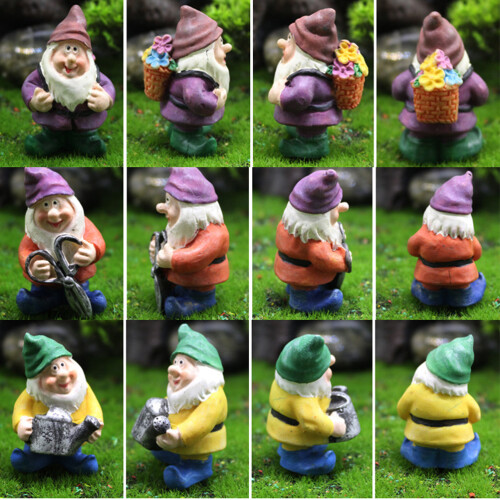 Polyresin Dwarf Garden Ornament Set7pcs 2