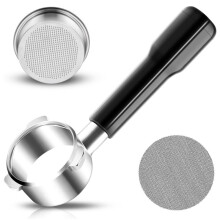 54mm Bottomless Portafilter with Puck Screen, 3 Ears  for  Barista Express Barista Pro Espresso Machines