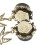 Paar vintage Sparrow Dangle oortunnels expander gauges piercing wit 16mm 4