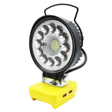 LED Work Light Portable Tool Lamp Flashlight Camping Lamp Spotlight USB Rechargeable for 20V Lithium Battery DCB203-206