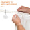 12 Pcs Shower Curtain Hook Decorative Hooks up Household Pattern White Resin 2