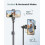Treppiede per telefono e bastone per selfie, supporto treppiede estensibile per cellulare con telecomando wireless e supporto per telefono, 5