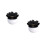 2Pcs Black Organizer Box for Home Storage 5