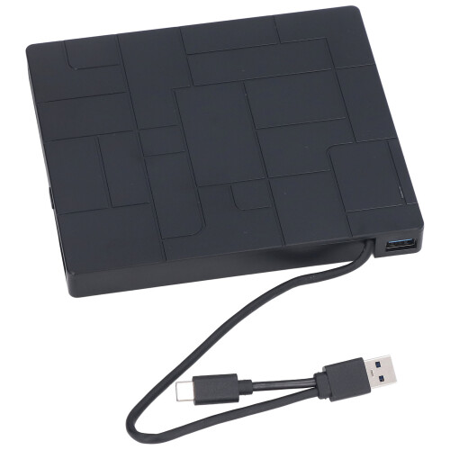 Portable Disk Drive With Stable Performance, External Dvd Drive For Laptop With Fast Data Transfer Speed, Cd Rom Writer Burner For Windows, Mac, Linux 1