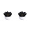 2Pcs Black Organizer Box for Home Storage 8
