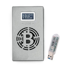 Bitcoin Lucky Miner LV06+LV03 Silent Miner Machine BTC Miner BSV BTC BCH Dgb Crypto Mining Machine Lottery Miner UK Plug