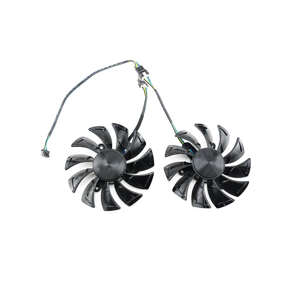 Replace Cooling Fan For Zotac Gaming Geforce Rtx 2070, Rtx 2080, Rtx 2080Ti Amp Cards Enhanced Performance 2Pcs 6033246314185
