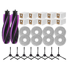 28PCS for JONR P20 PRO Robot Vacuum Cleaner Replacement Accessories Main Side Brush Mop Cloth Dust Bag