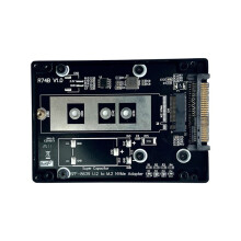 R74B PCIe 4.0 M.2 NVMe A U.2 SSD SFF8639 Adattatore per Disco Rigido 2230/2242/2260/2280 SSD M2 DDR4 X4 128 Gbps GEN3 GEN4