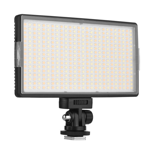 Επαγγελματικό πάνελ φωτισμού βίντεο LED, 416 χάντρες, δίχρωμο 3200–5600K, ρυθμιζόμενης 1